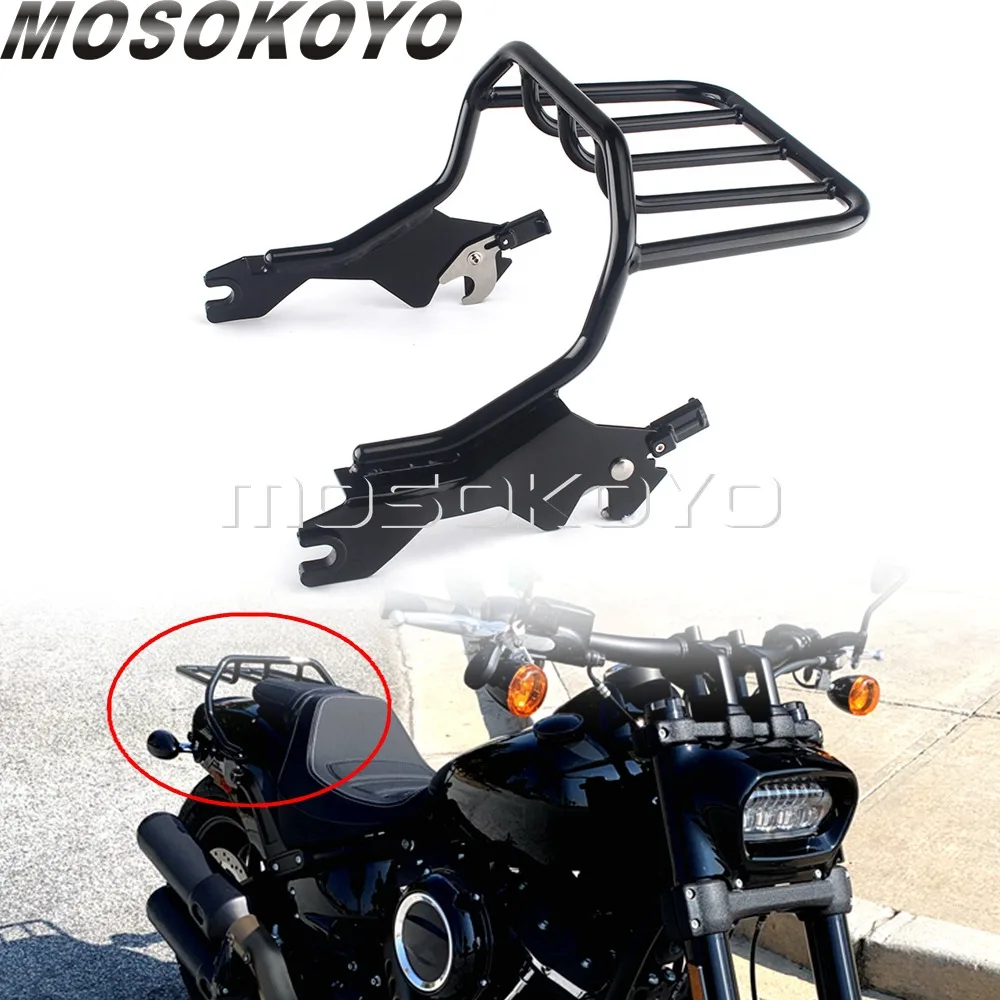 Black Motorcycle Detachable Two-up Luggage Rack for Harley Steel 2-Up Racks Softail Fat Bob 114 FXFBS 2018-2020 FXFB 18-19
Black Motorcycle Detachable Two-up Luggage Rack for Harley Steel 2-Up Racks Softail Fat Bob 114 FXFBS 2018-2020 FXFB 18-19