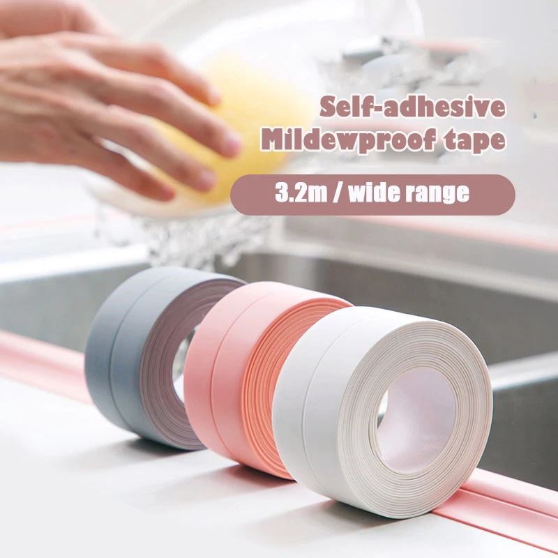 Kitchen Sink Waterproof Sticker Mildew Oil Proof Tape Corner Sticker Bathroom Sink Solid Color Sewing PVC Beautiful Seam Butyl
Kitchen Sink Waterproof Sticker Mildew Oil Proof Tape Corner Sticker Bathroom Sink Solid Color Sewing PVC Beautiful Seam Butyl