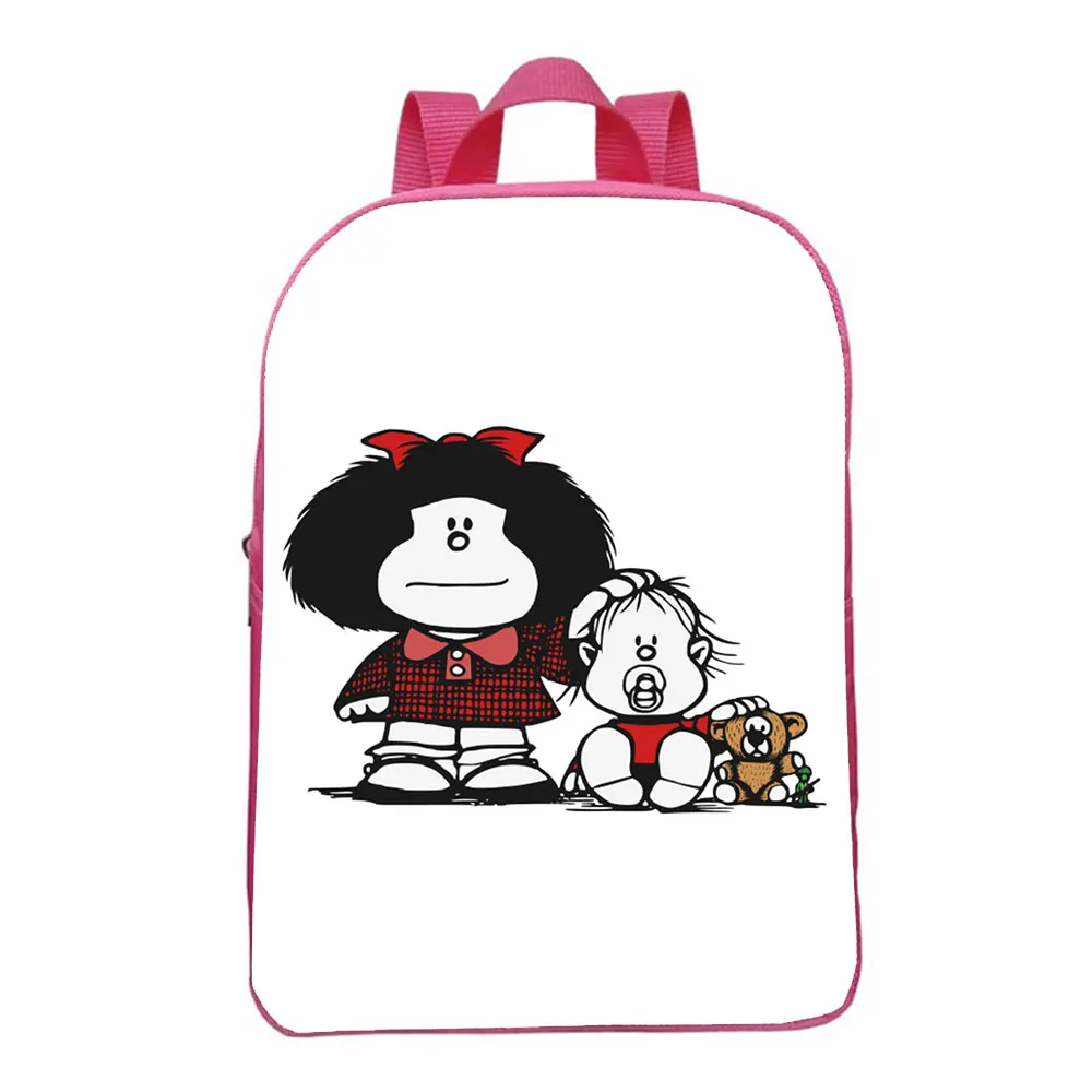 12inch Cartoon Mafalda Backpack Children School Bag For Boy Bookbag Girls Bag Fashion Casual Kindergarten Small Knapsack Mochlia
12inch Cartoon Mafalda Backpack Children School Bag For Boy Bookbag Girls Bag Fashion Casual Kindergarten Small Knapsack Mochlia