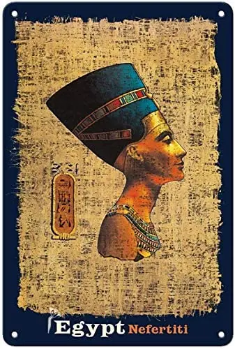 Egypt Nefertiti Tin Wall Sign The Art Plaque Metal Wall Decor Poster for Office Home Man Cave Cafe Shop bar 8X12 Inch
Egypt Nefertiti Tin Wall Sign The Art Plaque Metal Wall Decor Poster for Office Home Man Cave Cafe Shop bar 8X12 Inch