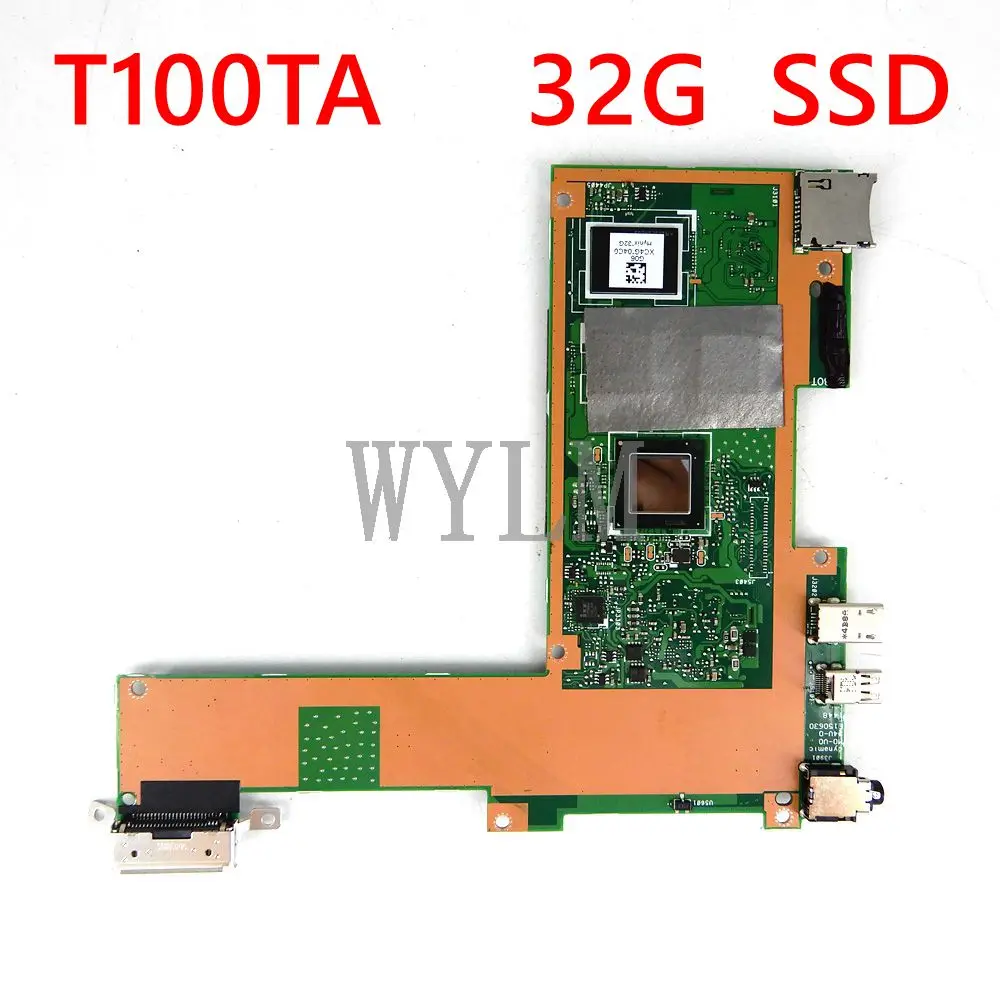 T100TA 1.33GHz CPU 32GB SSD Mainboard For ASUS T100T T100TA Laptop Motherboard 60NB0450-MB1070 100% Tested Free Shipping
T100TA 1.33GHz CPU 32GB SSD Mainboard For ASUS T100T T100TA Laptop Motherboard 60NB0450-MB1070 100% Tested Free Shipping