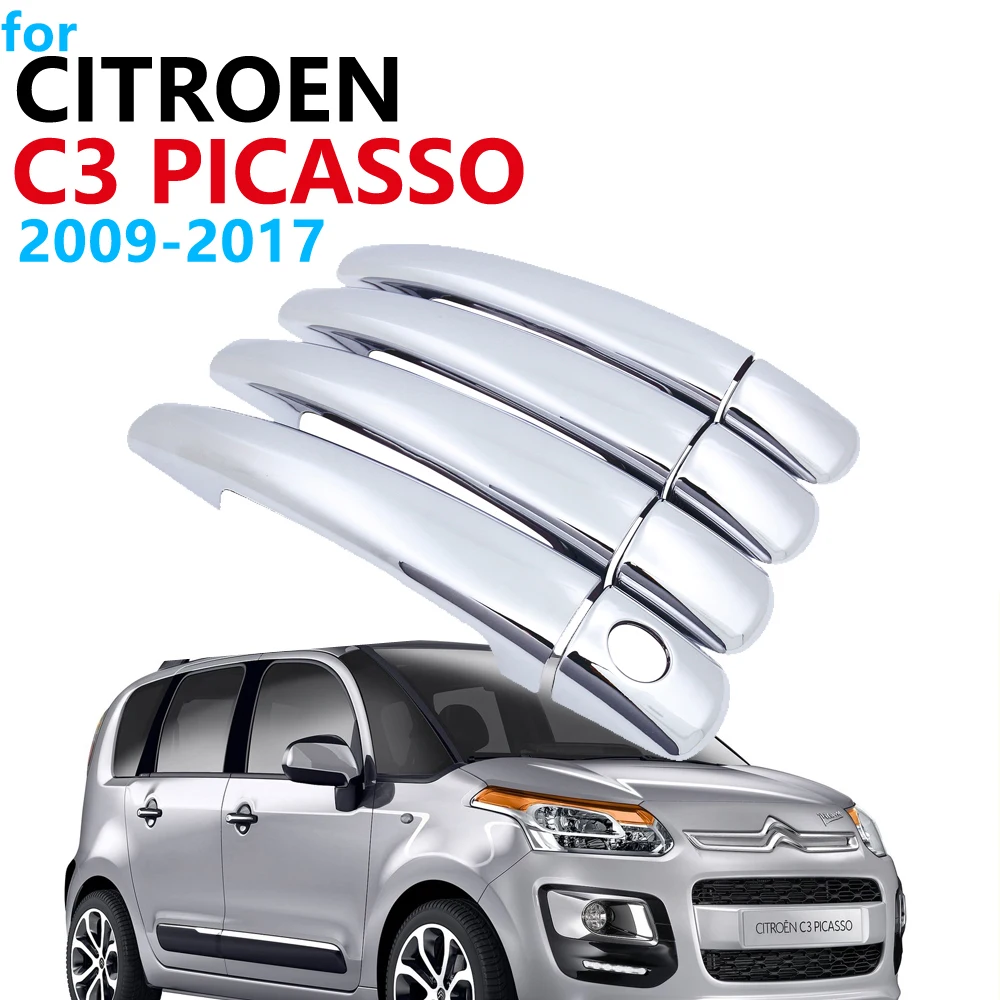 Luxurious Chrome Handle Cover Trim Set for Citroen C3 Picasso 2009~2017 Accessories Car Stickers 2016 2015 2014 2013 2012 2011
Luxurious Chrome Handle Cover Trim Set for Citroen C3 Picasso 2009~2017 Accessories Car Stickers 2016 2015 2014 2013 2012 2011