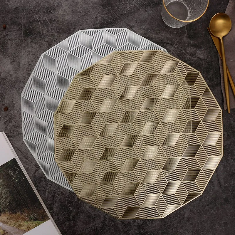 Placemat for Dining Table 6-Piece Set of Hollow Square Pattern Table Mat for Table Decoration Wedding
Placemat for Dining Table 6-Piece Set of Hollow Square Pattern Table Mat for Table Decoration Wedding