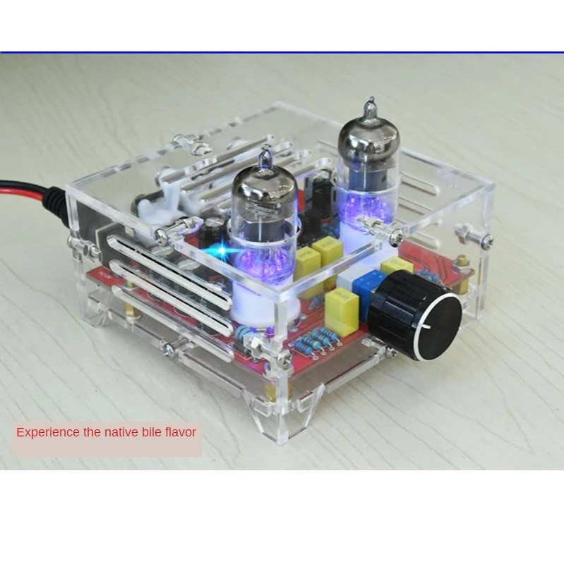 Nobsound XH-A201 Audiophile 6J1 Tube Amplifiers Front Board HIFI Class a Tone Board Crystal Shell AC110V / 220V Optional
Nobsound XH-A201 Audiophile 6J1 Tube Amplifiers Front Board HIFI Class a Tone Board Crystal Shell AC110V / 220V Optional