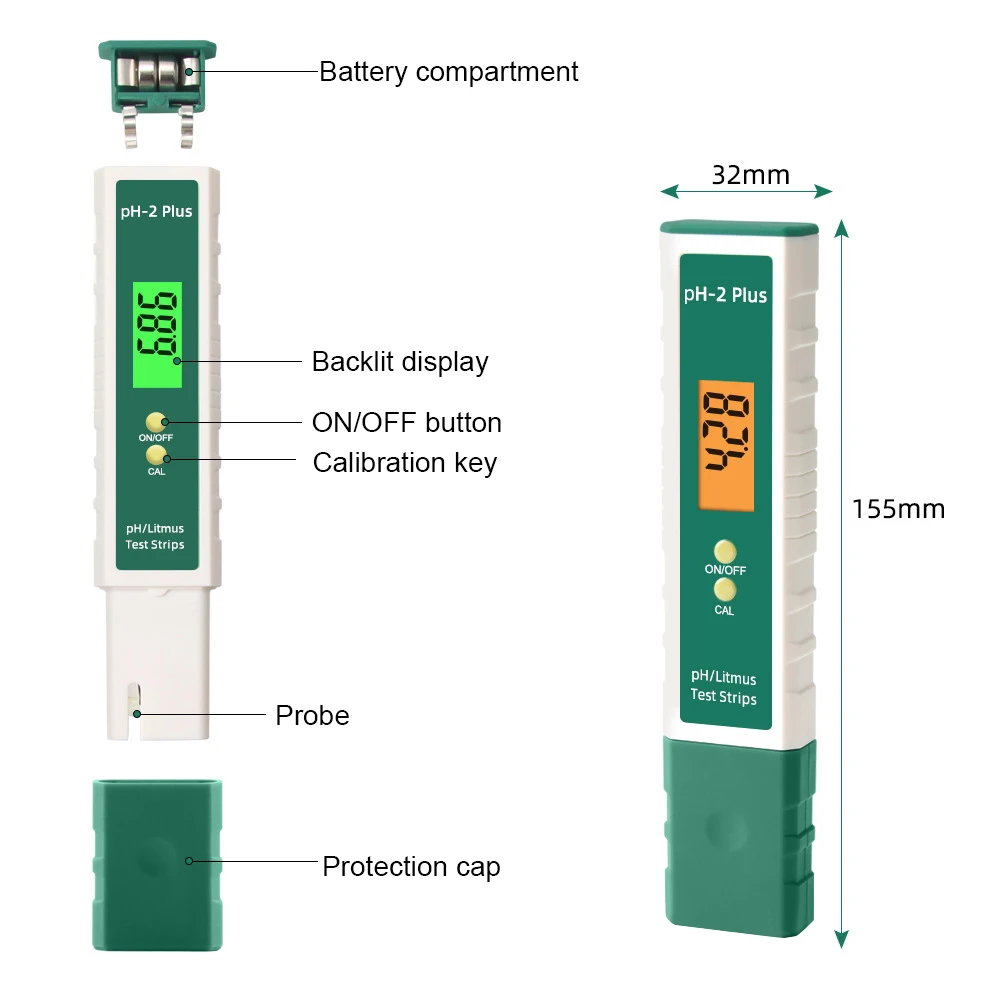 Digital pH Meter Lcd displayWater Aquarium Digital Water -2.00-16.00 pH pH Tester Pen Water Purity Monitor Home Tools
Digital pH Meter Lcd displayWater Aquarium Digital Water -2.00-16.00 pH pH Tester Pen Water Purity Monitor Home Tools