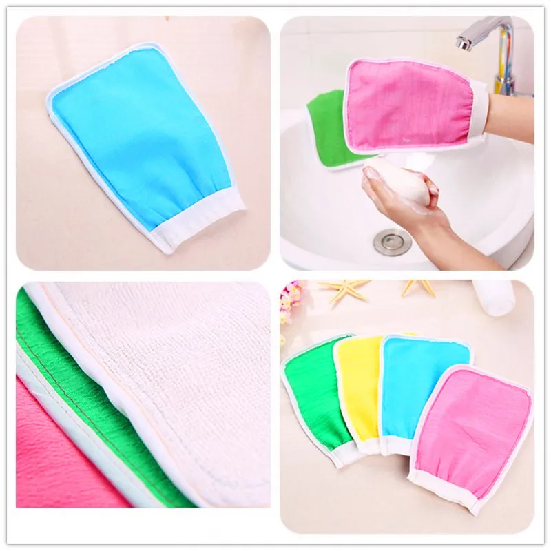 Shower Spa Exfoliator Two-sided Bath Glove Body Cleaning Scrub Mitt Rub Dead Skin Removal Bath Towel 1pc 
Shower Spa Exfoliator Two-sided Bath Glove Body Cleaning Scrub Mitt Rub Dead Skin Removal Bath Towel 1pc
