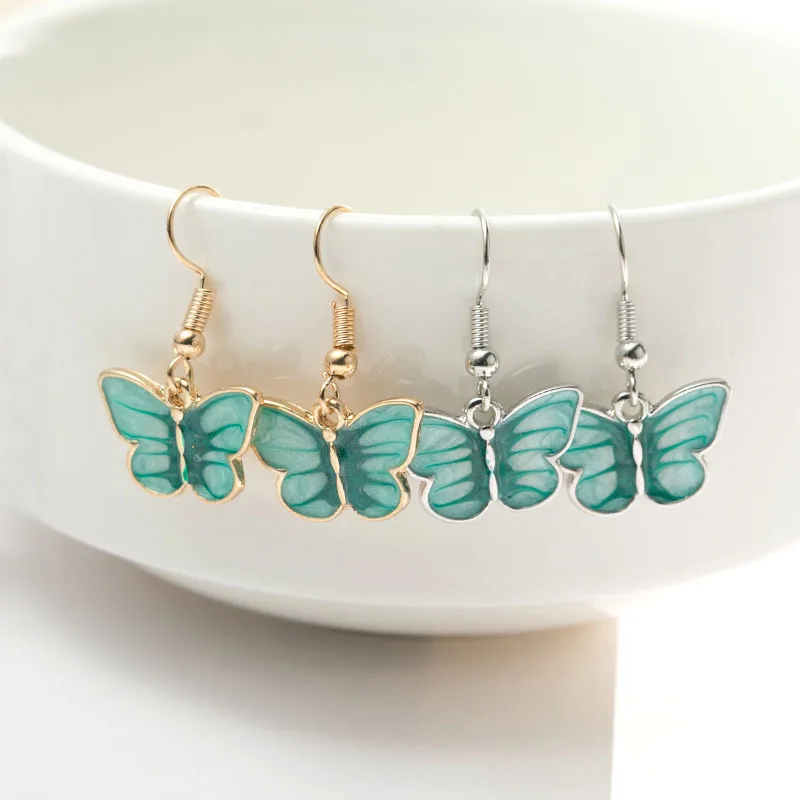 Vintage Oil Painting Style Butterfly Earrings Korean Drop Earrings for Women 2020 Fashion Female Elegant Jewelry Kolczyki
Vintage Oil Painting Style Butterfly Earrings Korean Drop Earrings for Women 2020 Fashion Female Elegant Jewelry Kolczyki