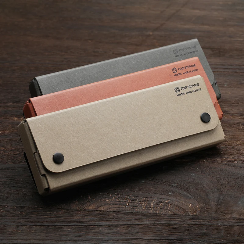 Japanese MODORI Pen Cases Concise Card Case Pencil Case Stationery Storage Hard Fiber Papery Pen Box
Japanese MODORI Pen Cases Concise Card Case Pencil Case Stationery Storage Hard Fiber Papery Pen Box