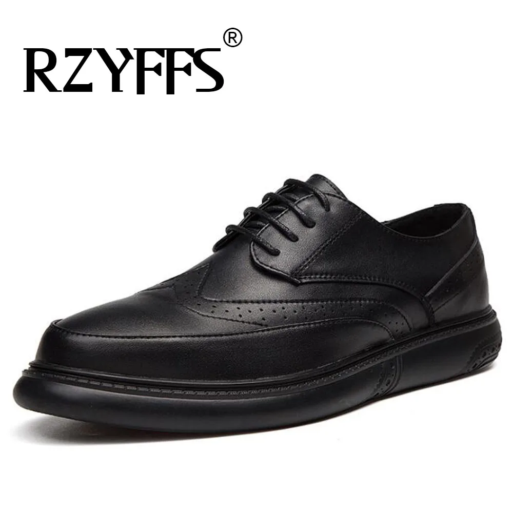 High quality Men Dress Shoes Male Wedding Office Business Shoes Male Leather Classic Brogue Shoes Formal A53-90
High quality Men Dress Shoes Male Wedding Office Business Shoes Male Leather Classic Brogue Shoes Formal A53-90