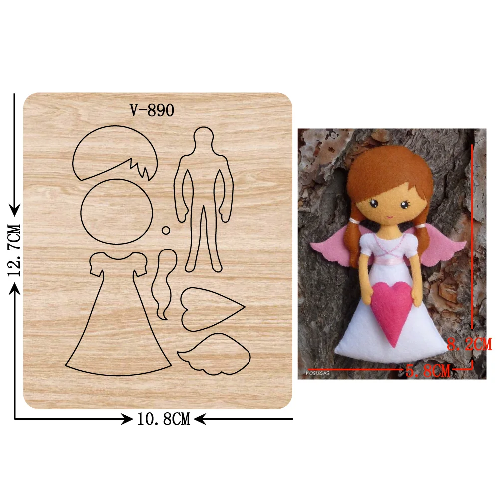 DIY New angel wooden dies cutting dies for scrapbooking /Multiple sizes /V-890
DIY New angel wooden dies cutting dies for scrapbooking /Multiple sizes /V-890