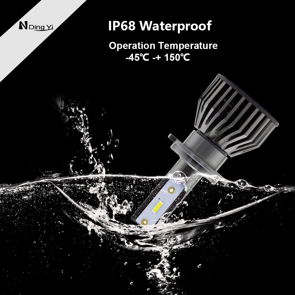 SHUOKE 1 Set Mini LED Headlight Bulb 1860 Chips H7 LED Car Light 48W 12V 6500K 3600LM Triple brightness Than Original Lamp
SHUOKE 1 Set Mini LED Headlight Bulb 1860 Chips H7 LED Car Light 48W 12V 6500K 3600LM Triple brightness Than Original Lamp