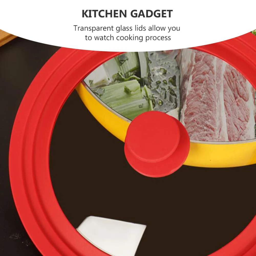 1Pc Universal Toughened Glass Pot Lid Multi-function Visible Pot Lid Cover
1Pc Universal Toughened Glass Pot Lid Multi-function Visible Pot Lid Cover