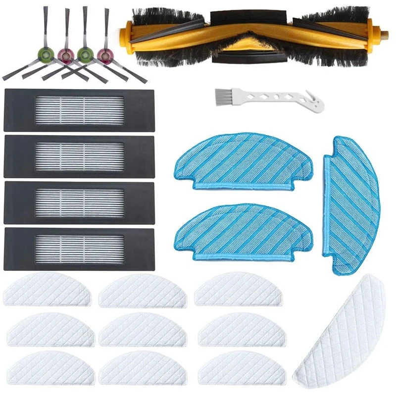 23Pcs/Set Main Brush Side Brush Filter for ECOVACS DEEBOT OZMO T8 Vacuum Cleaner
23Pcs/Set Main Brush Side Brush Filter for ECOVACS DEEBOT OZMO T8 Vacuum Cleaner