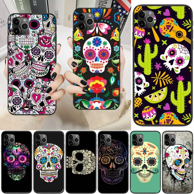 Phone Case Mexican Skeleton Tattoo Sugar Skull Soft Cover For Iphone 6 6s 7 8 Plus XR X XS XSmax 11 12 Pro Mini Max
Phone Case Mexican Skeleton Tattoo Sugar Skull Soft Cover For Iphone 6 6s 7 8 Plus XR X XS XSmax 11 12 Pro Mini Max
