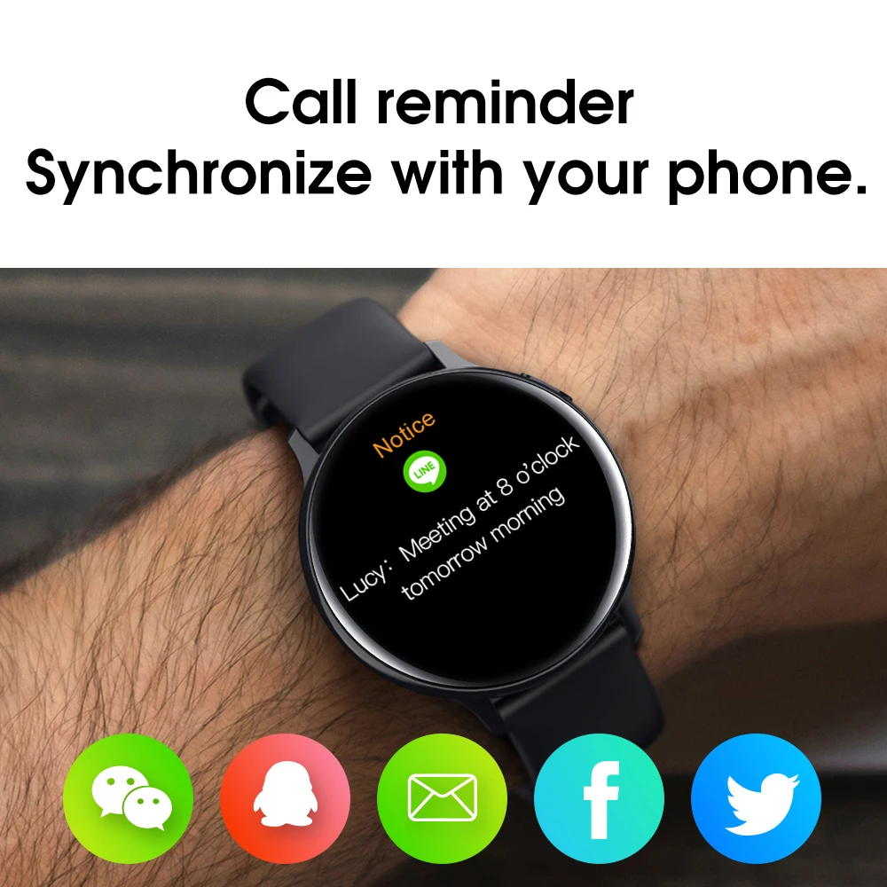 2021 Full Round Touch Screen S20 Smart Watch Men Women IP68 Waterproof Sport Smartwatch ECG Heart Rate Monitor for IOS Android
2021 Full Round Touch Screen S20 Smart Watch Men Women IP68 Waterproof Sport Smartwatch ECG Heart Rate Monitor for IOS Android