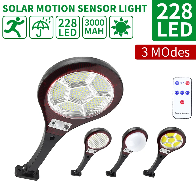 Solar Lights Outdoor 288 Led Lamp Wireless Waterproof Solar Flood Light Security Motion Sensor Light for Indoor Outside Garden
Solar Lights Outdoor 288 Led Lamp Wireless Waterproof Solar Flood Light Security Motion Sensor Light for Indoor Outside Garden