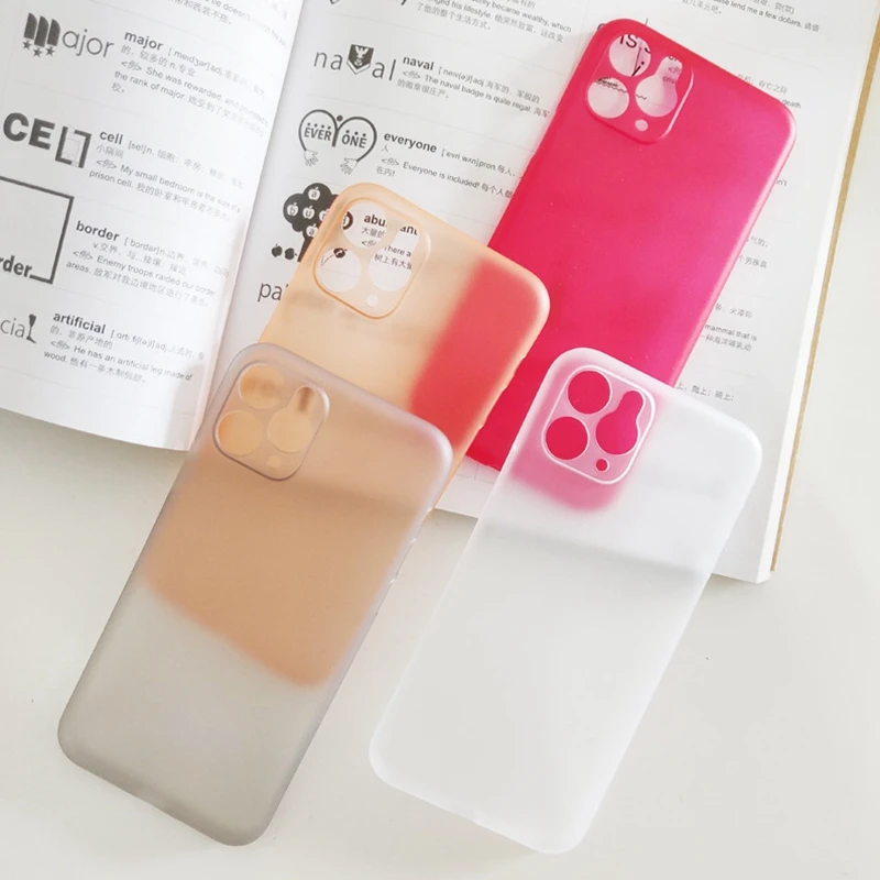 2000pcs Fashion Slim Matte Transparent Phone Cover For iphone 11 Pro Max 11pro iphone11 Ultra-thin Colorful Soft PP Matte Case
2000pcs Fashion Slim Matte Transparent Phone Cover For iphone 11 Pro Max 11pro iphone11 Ultra-thin Colorful Soft PP Matte Case