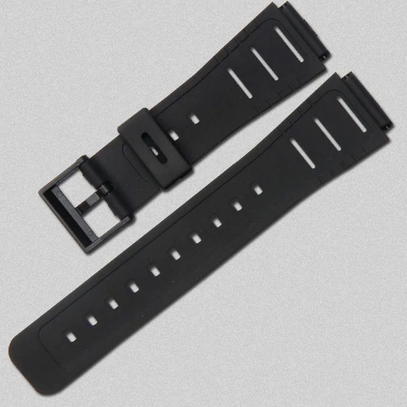 

Silicone WatchBands For Casio CA-53W Watch Accessories Durable Waterproof Scratch-resistant Rubber Premium Quality Wrist Strap