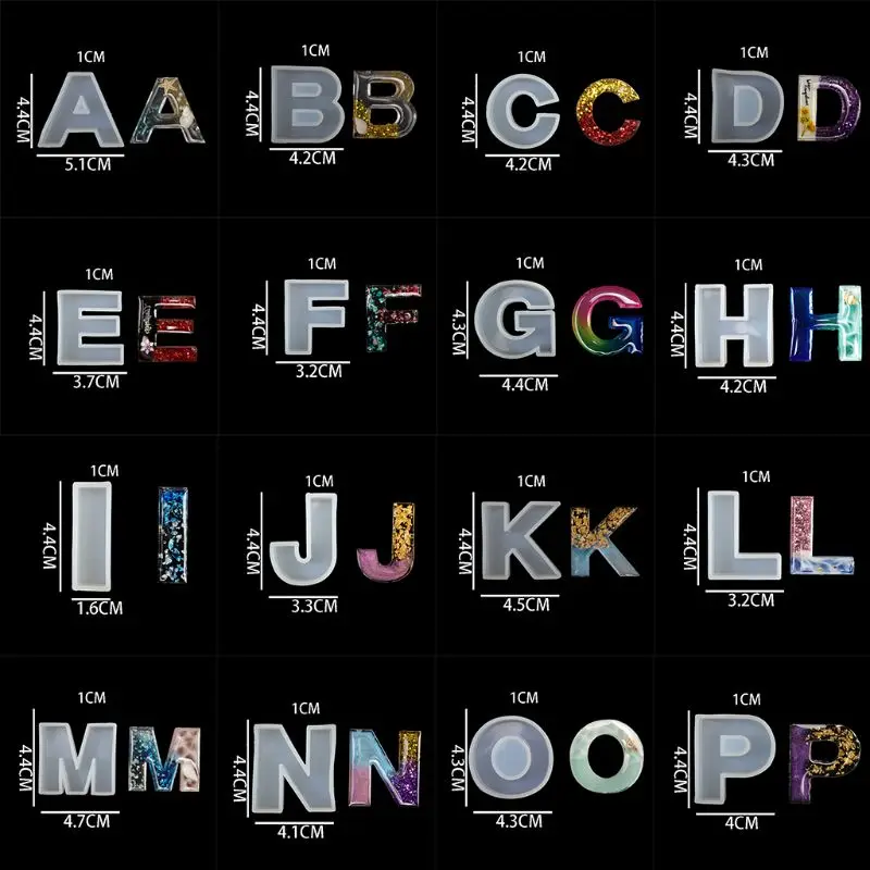 26 Pcs/set Crystal Epoxy English Letters Alphabet Silicone Mould DIY Handmade Jewelry Creative Pendant Model UV Mold
26 Pcs/set Crystal Epoxy English Letters Alphabet Silicone Mould DIY Handmade Jewelry Creative Pendant Model UV Mold