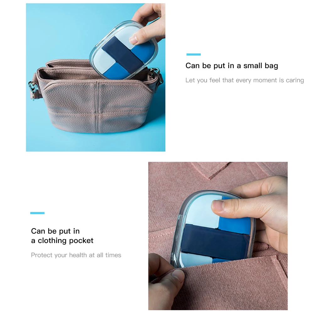 Portable Mini Square Pill Case Organizer Cute Plastic Pill Box Multicolour Chocolate Medicine Pill's Box for Tablets Travel Day
Portable Mini Square Pill Case Organizer Cute Plastic Pill Box Multicolour Chocolate Medicine Pill's Box for Tablets Travel Day
