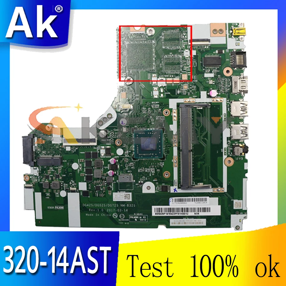 Akemy для Lenovo 320-14AST 330-14AST Материнская плата ноутбука DG425 DG525 DG725 NM-B321 ЦП AMD DDR4 100% тесты работы
Akemy для Lenovo 320-14AST 330-14AST Материнская плата ноутбука DG425 DG525 DG725 NM-B321 ЦП AMD DDR4 100% тесты работы