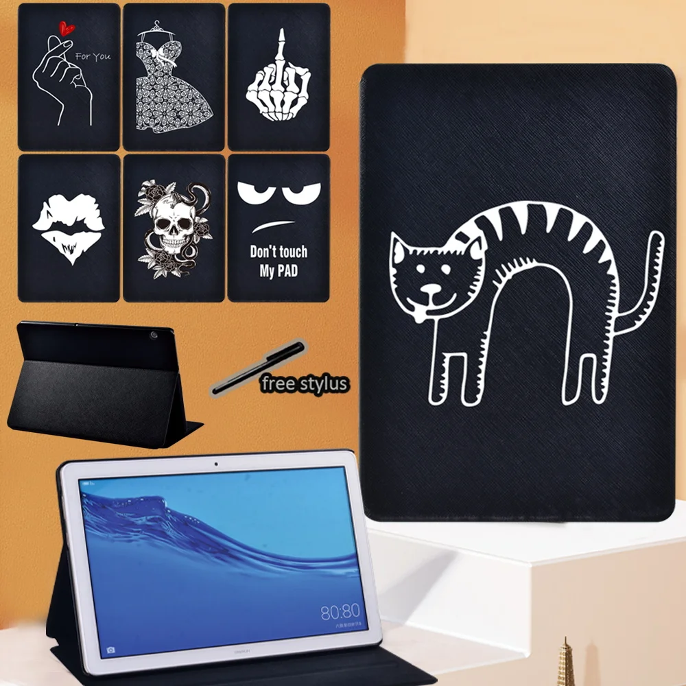 White Picture Pattern Tablet Case For Huawei MediaPad T3 8.0/T3 10/T5 10/M5 Lite 10.1/M5 10.8 PU Leather Casual Stand Fold Cover
White Picture Pattern Tablet Case For Huawei MediaPad T3 8.0/T3 10/T5 10/M5 Lite 10.1/M5 10.8 PU Leather Casual Stand Fold Cover