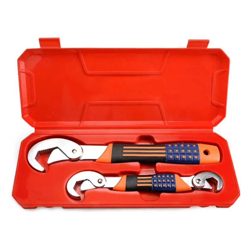 MYTEC 2Pcs/set Upgrade Three-Sided Toothed Universal Wrench Multifunctional Faucet Movable Wrench Tool Household Pipe Wrench
MYTEC 2Pcs/set Upgrade Three-Sided Toothed Universal Wrench Multifunctional Faucet Movable Wrench Tool Household Pipe Wrench