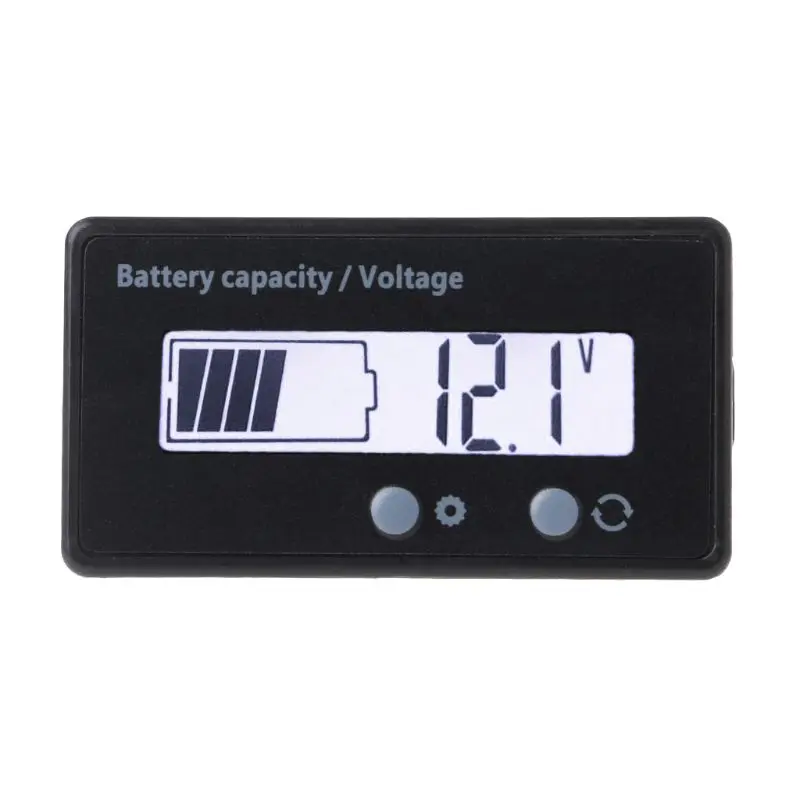 12V/24V/36V/48V LCD Acid Lead Lithium Battery Capacity Indicator Voltmeter Voltage Electric Motorcycle Scooter Battery Testers
12V/24V/36V/48V LCD Acid Lead Lithium Battery Capacity Indicator Voltmeter Voltage Electric Motorcycle Scooter Battery Testers