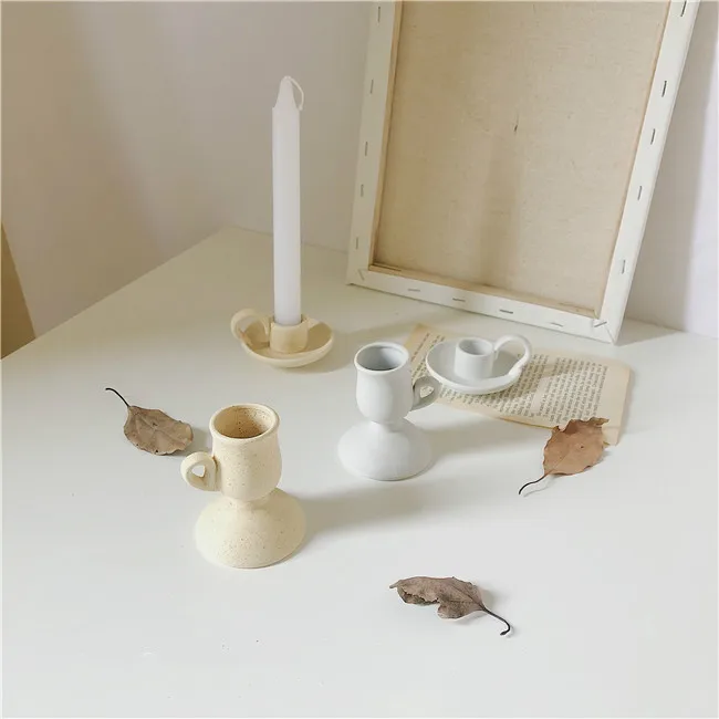 Ceramic Handhold Candlestick Ornaments Photography Home Decoration Jewelry Stand Candle Holder 1PC
Ceramic Handhold Candlestick Ornaments Photography Home Decoration Jewelry Stand Candle Holder 1PC