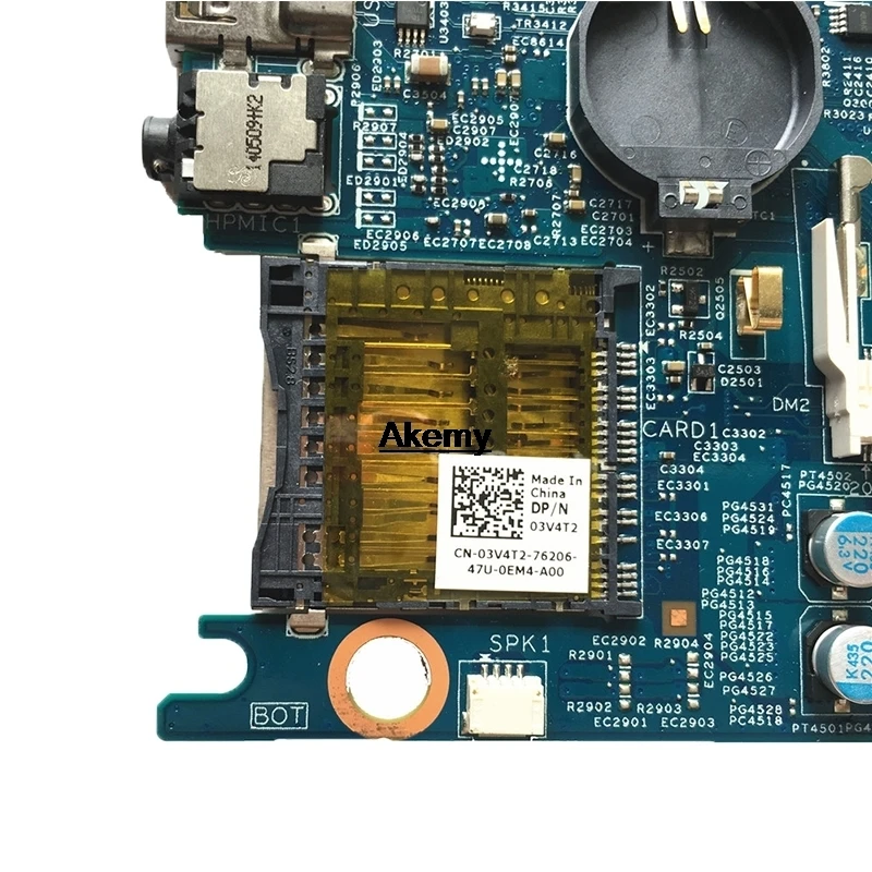 DOH50 MB 12322-2 PWB:KJ7NX placa base original para DELL 7537 5GRP2 Laptop motherboard CPU SR1EB I7-4500U 100% test ok
DOH50 MB 12322-2 PWB:KJ7NX placa base original para DELL 7537 5GRP2 Laptop motherboard CPU SR1EB I7-4500U 100% test ok