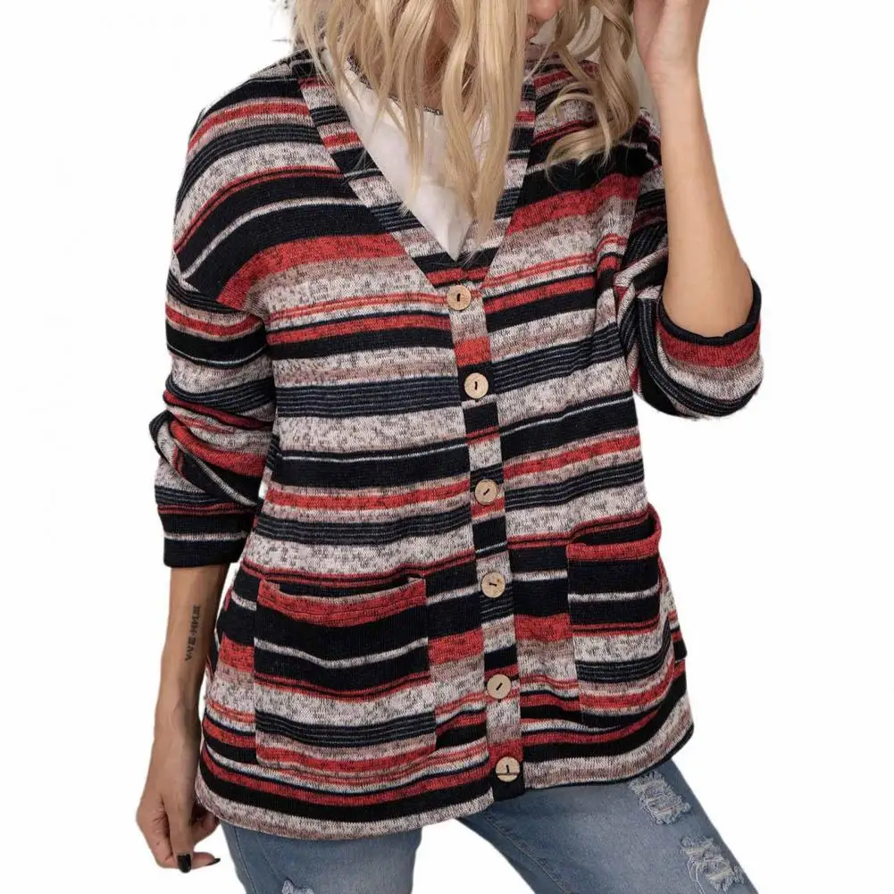 Fashion Crop Top Women 2021 V Neck Stripe Single-breasted Ethnic Style Autumn Shirt for Daily Wear
Fashion Crop Top Women 2021 V Neck Stripe Single-breasted Ethnic Style Autumn Shirt for Daily Wear