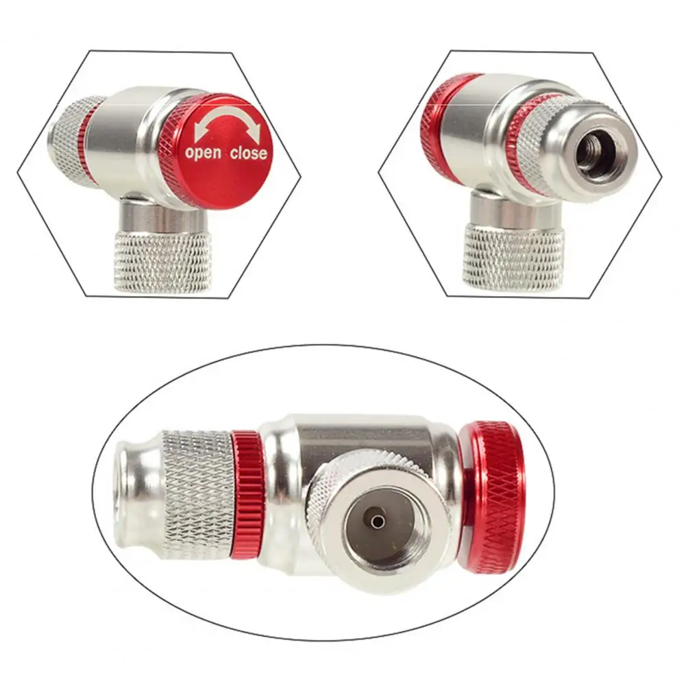 2021 Portable Mountain bike CO2 cylinder pump Gas Nozzle Bicycle Fast Inflator Inflatable Head Adapter Fit French American Valve
2021 Portable Mountain bike CO2 cylinder pump Gas Nozzle Bicycle Fast Inflator Inflatable Head Adapter Fit French American Valve