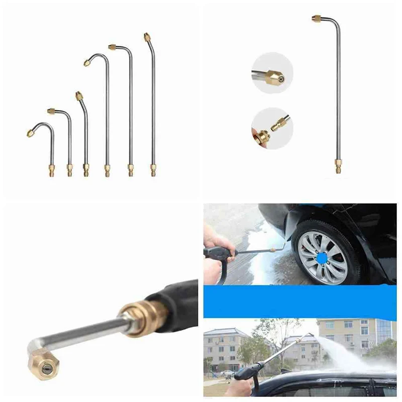 U-Shaped Spray High-Pressure Cleaning Machine Extension Tools 5000PSI Garden Washer Wand Nozzle Sprayer Cleaning Water Gun
U-Shaped Spray High-Pressure Cleaning Machine Extension Tools 5000PSI Garden Washer Wand Nozzle Sprayer Cleaning Water Gun