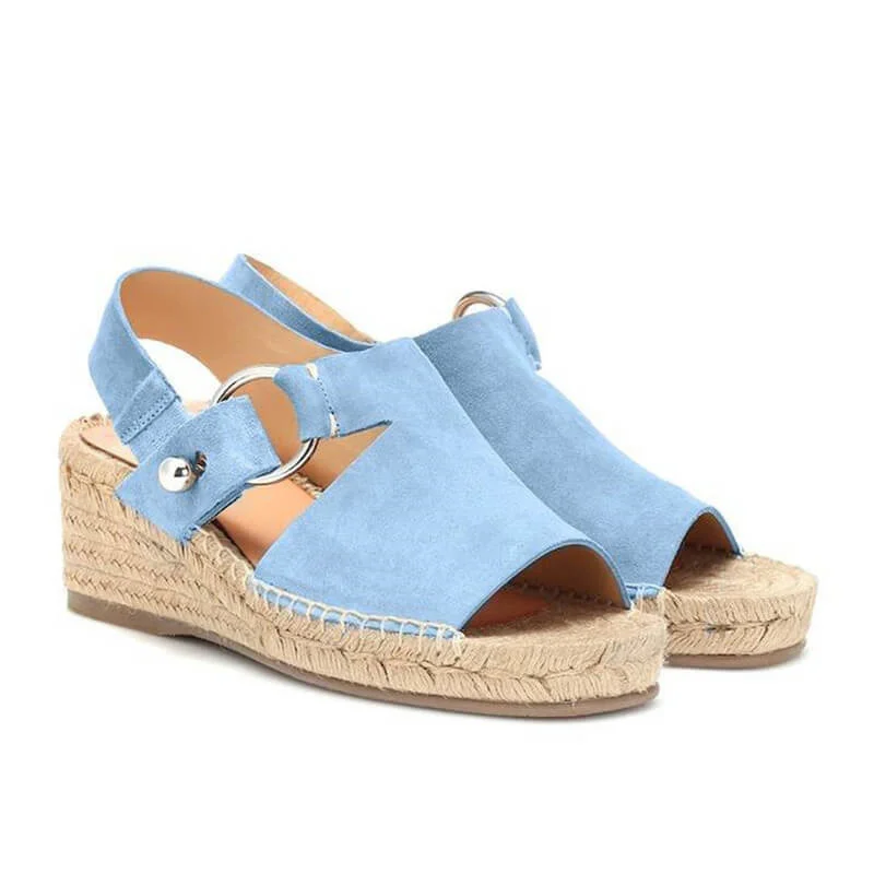 Peep Toe Wedge Women Sandals High Heel Straw Thick Bottom Back Strap Sandalias 2021 Summer Plus Size 43 Female Platform Shoes
Peep Toe Wedge Women Sandals High Heel Straw Thick Bottom Back Strap Sandalias 2021 Summer Plus Size 43 Female Platform Shoes