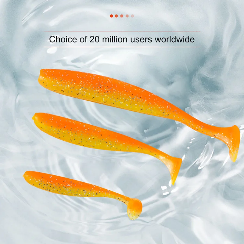 EIGHT CLAWS Artificial Shad Soft Fishing Lure 60mm 75mm 95mm T Tail Rubber Wobbler Soft Swimbait Lifelike Worm Bait
EIGHT CLAWS Artificial Shad Soft Fishing Lure 60mm 75mm 95mm T Tail Rubber Wobbler Soft Swimbait Lifelike Worm Bait