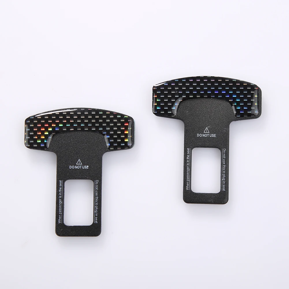 2Pcs Safety Belt Buckles Real Carbon Fiber Car Seat Alarm Canceler Stopper Plug Buckle Seat belt Clip Car Safety Belt Extender 
2Pcs Safety Belt Buckles Real Carbon Fiber Car Seat Alarm Canceler Stopper Plug Buckle Seat belt Clip Car Safety Belt Extender