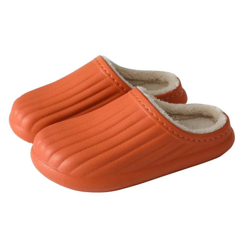 Eva Plush Lining Warmth Home Slippers Autumn Winter Wear Waterproof Thick-Soled Non-Slip Slippers Indoor Household Couple Shoes
Eva Plush Lining Warmth Home Slippers Autumn Winter Wear Waterproof Thick-Soled Non-Slip Slippers Indoor Household Couple Shoes