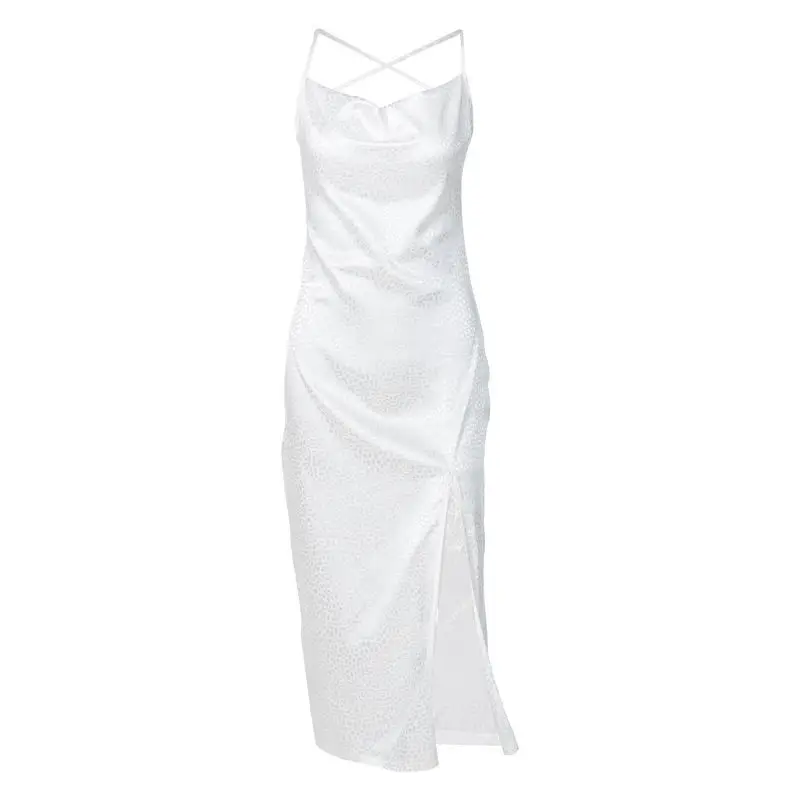 White Fashion Leopard Split Women's Midi Dresses Spaghetti Strap Sleeveless Low Cut Party Club Sexy Backless Elegant Dress
White Fashion Leopard Split Women's Midi Dresses Spaghetti Strap Sleeveless Low Cut Party Club Sexy Backless Elegant Dress