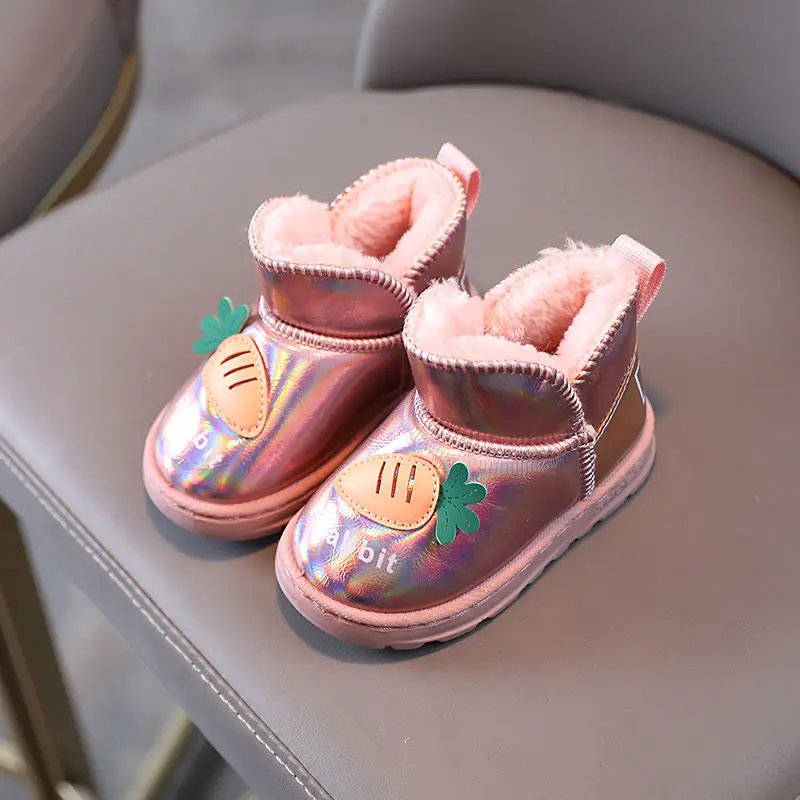 2021 Pink Carrot Winter Children's Snow Boots Plus Velvet Thickened Baby Cotton Boots Non-slip Infant Cotton Shoes for Men
2021 Pink Carrot Winter Children's Snow Boots Plus Velvet Thickened Baby Cotton Boots Non-slip Infant Cotton Shoes for Men