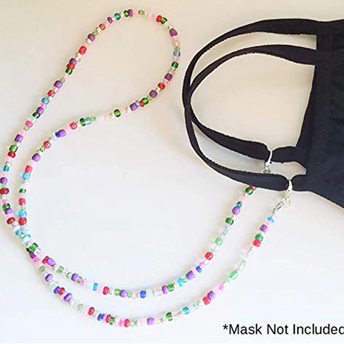 Glass Bead Mask Chain Eyeglass Face Mask Glasses Neck Strap Lariat Lanyard Necklace Multicolor Fashion Accessories New 1 Piece
Glass Bead Mask Chain Eyeglass Face Mask Glasses Neck Strap Lariat Lanyard Necklace Multicolor Fashion Accessories New 1 Piece