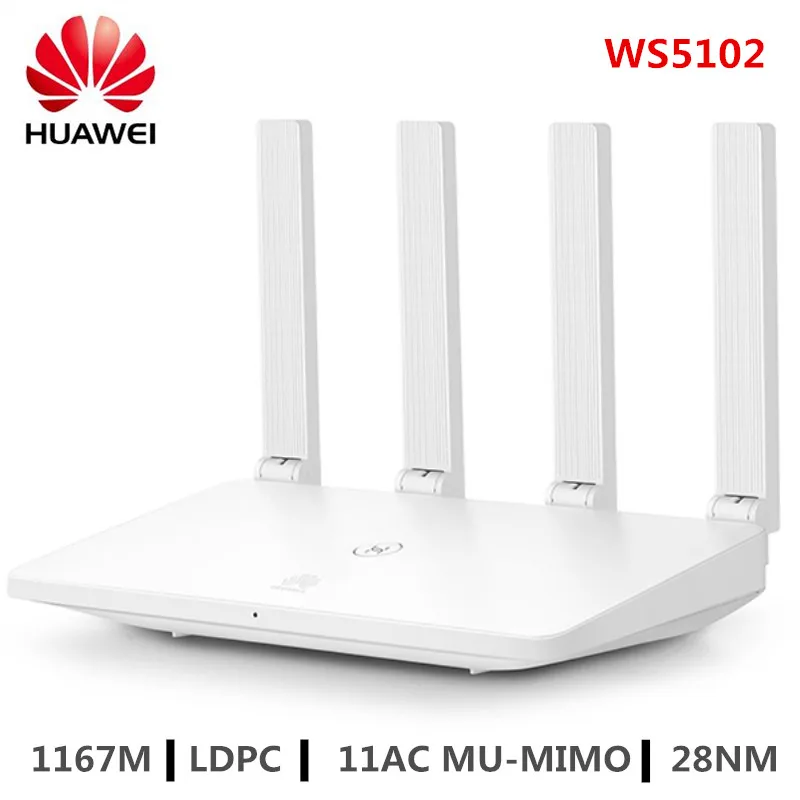 HUAWEI WS5102 WiFi Router 2.4GHz + 5GHz Dual Band Smart Home Wireless Router 100M LDPC 11AC MU-MIMO Support IPv6 WiFi Amplifier
HUAWEI WS5102 WiFi Router 2.4GHz + 5GHz Dual Band Smart Home Wireless Router 100M LDPC 11AC MU-MIMO Support IPv6 WiFi Amplifier