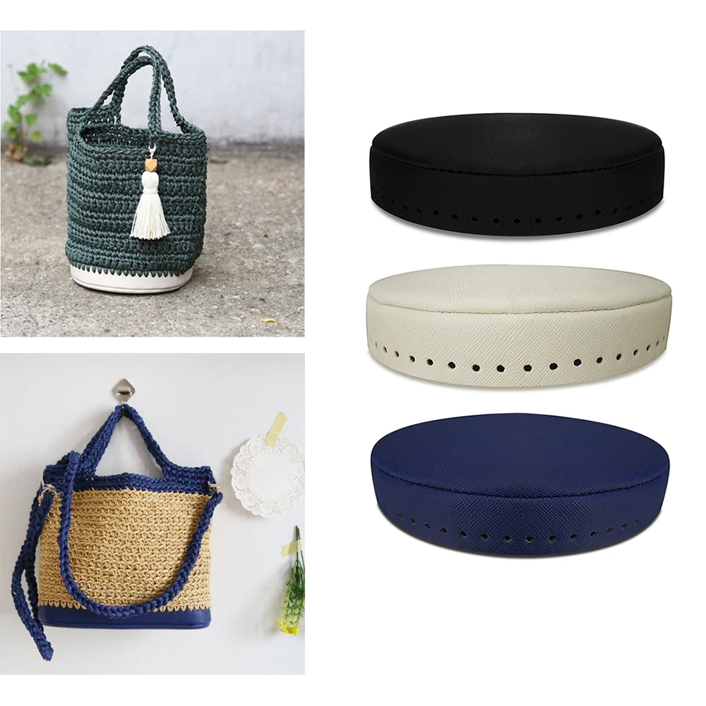 Leather Bag Base Shaper Bottom Knitting Crochet Bags Handbag Parts Accessories Women Bag Bottom Handmade Round Craft Crochet Pad
Leather Bag Base Shaper Bottom Knitting Crochet Bags Handbag Parts Accessories Women Bag Bottom Handmade Round Craft Crochet Pad