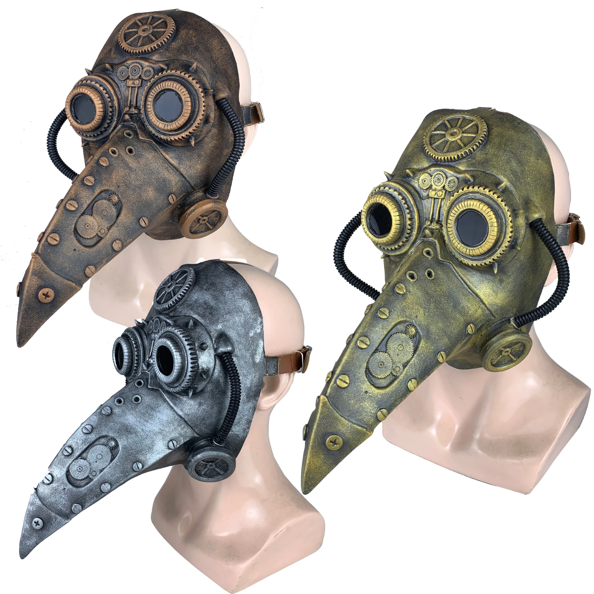 Маска Чумного доктора в средневековом стимпанк, латексные маски для косплея в стиле панк, с клювом для взрослых, реквизит для косплея на Хэл... 
Маска Чумного доктора в средневековом стимпанк, латексные маски для косплея в стиле панк, с клювом для взрослых, реквизит для косплея на Хэл...