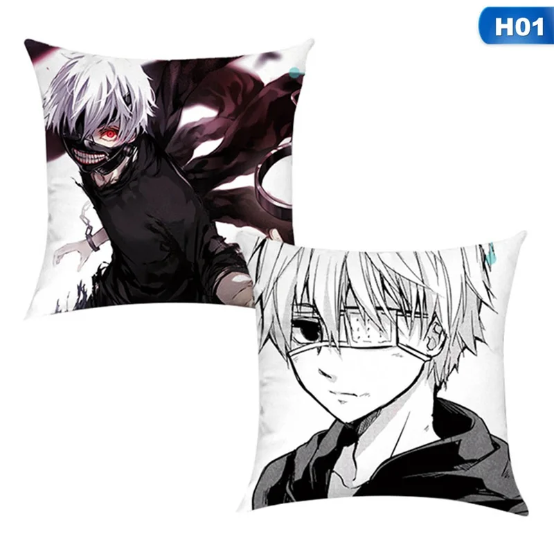 Tokyo Ghoul Anime Pillowcase Cushion Cover 45 x 45cm Cartoon Japanese Anime Pattern Sofa Cushion Cover Pillow Case Bed Supplies
Tokyo Ghoul Anime Pillowcase Cushion Cover 45 x 45cm Cartoon Japanese Anime Pattern Sofa Cushion Cover Pillow Case Bed Supplies