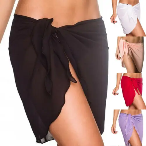 Women Beach Bikini Cover Up Solid Color Chiffon Wrap Skirt Sarong Scarf Beachwear Bathing Suit Beachwear Swimsuits
Women Beach Bikini Cover Up Solid Color Chiffon Wrap Skirt Sarong Scarf Beachwear Bathing Suit Beachwear Swimsuits