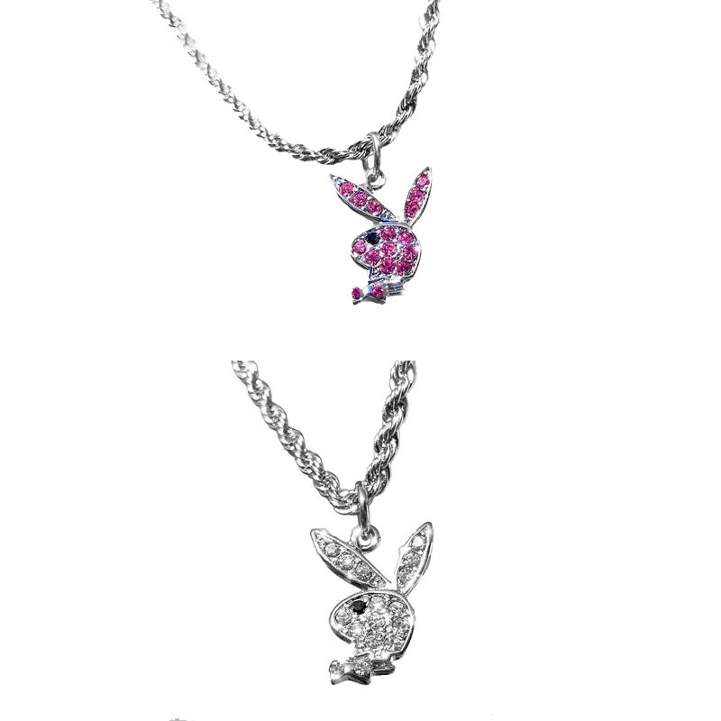 2021 New Hot Stainless Steel Hippop Necklace Rabbit Bunny Pendant Necklace For Men Women Jewelry Valentine's Day Gifts
2021 New Hot Stainless Steel Hippop Necklace Rabbit Bunny Pendant Necklace For Men Women Jewelry Valentine's Day Gifts