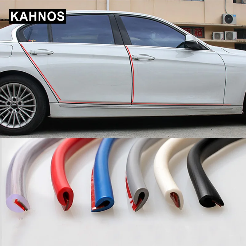 5M/10M Car Door Protector Strips Rubber Edge Protective Strips Side Doors Moldings Adhesive Scratch Protector Vehicle For Auto
5M/10M Car Door Protector Strips Rubber Edge Protective Strips Side Doors Moldings Adhesive Scratch Protector Vehicle For Auto