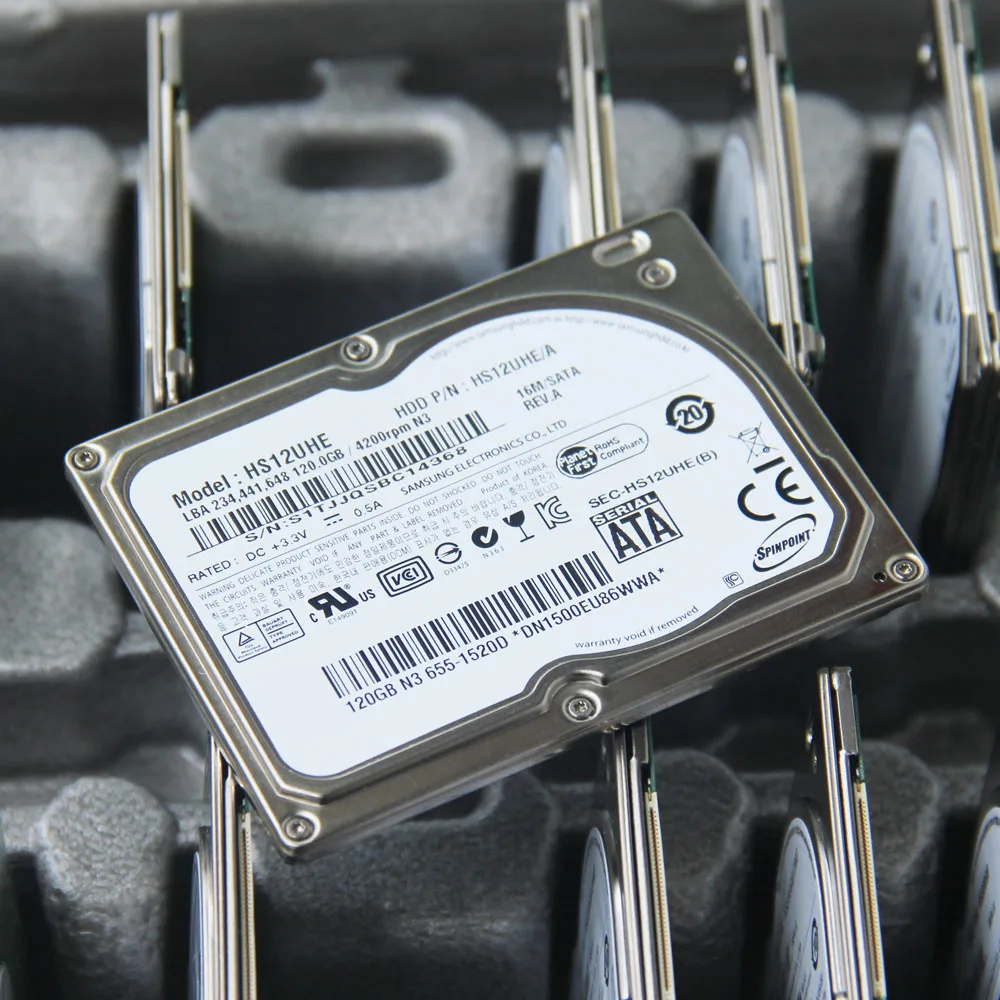 Жесткий диск HS12UHE LIF SATA 1 8 дюйма 120 ГБ для Macbook Air Rev.b Rev.c A1304 mc233 mc234 MB543 MB940|Жёсткие