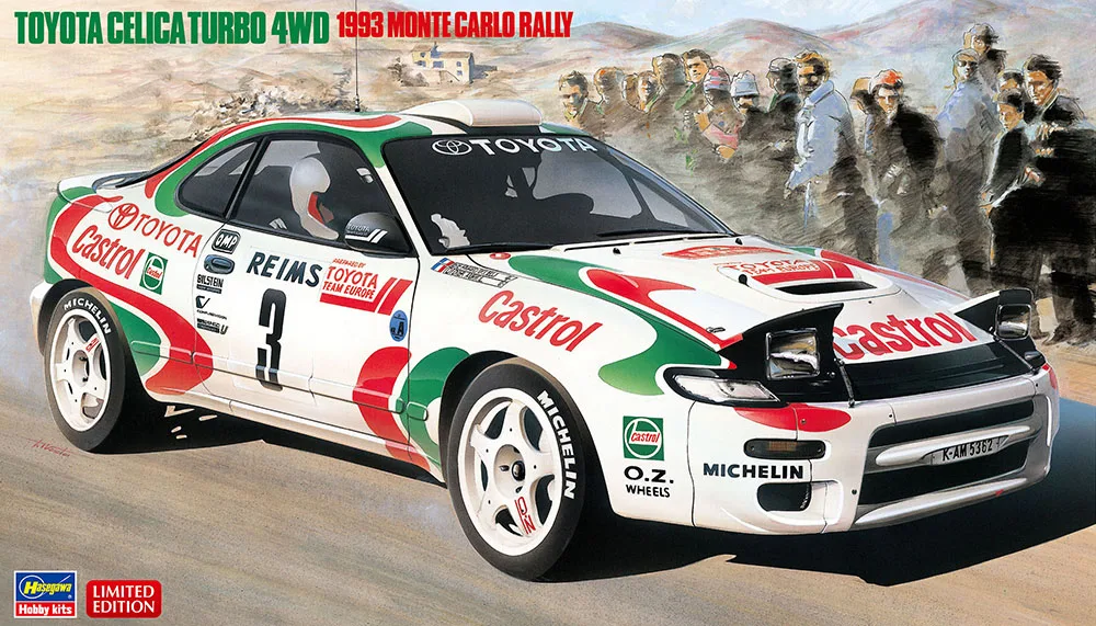 Сборная модель автомобиля Hasegawa из пластика, масштаб 1/24, Toyota Celica Turbo 1993, коллекция для взрослых «сделай сам», набор для сборки 20401
Сборная модель автомобиля Hasegawa из пластика, масштаб 1/24, Toyota Celica Turbo 1993, коллекция для взрослых «сделай сам», набор для сборки 20401