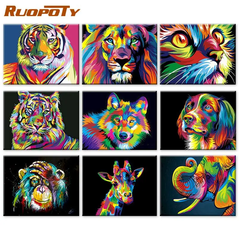 RUOPOTY Animals 5D Diamond Painting Art 5D DIY Diamond Embroidery Tiger Full Square Round Drill Home Decorations
RUOPOTY Animals 5D Diamond Painting Art 5D DIY Diamond Embroidery Tiger Full Square Round Drill Home Decorations